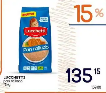 Supermercados Monarca Lucchetti Pan Rallado 1kg oferta