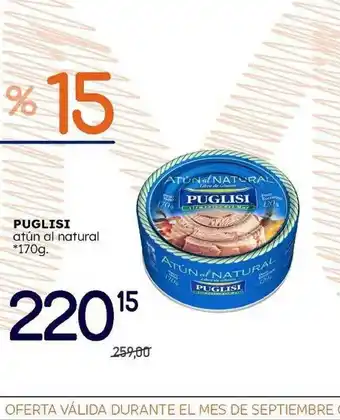 Supermercados Monarca Puglisi Citún Al Natural 170g oferta
