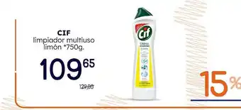 Supermercados Monarca Cif Limpiador Multiuso Limón 750g oferta