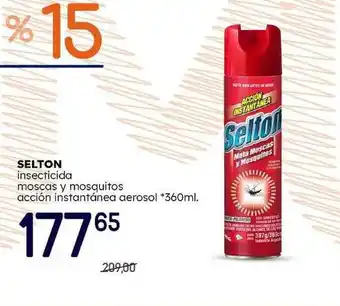 Supermercados Monarca Selton Insecticida Moscas Y Mosquitos 360ml oferta