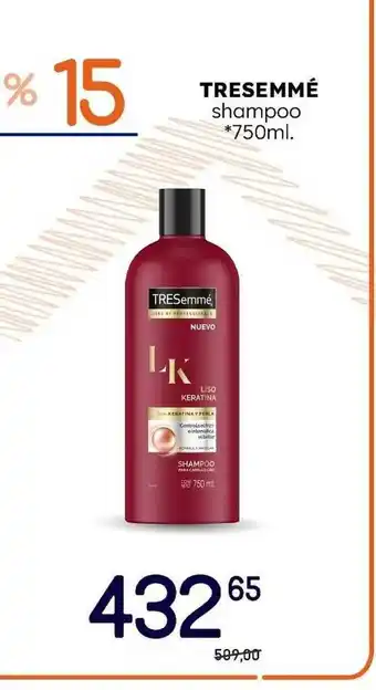 Supermercados Monarca Tresemmé Shampoo 750ml oferta