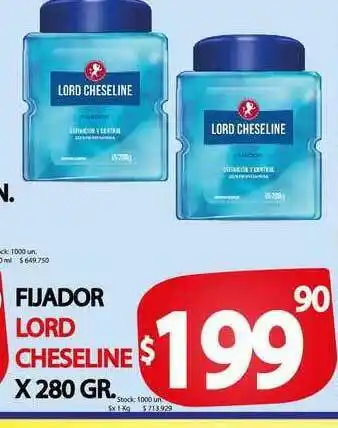 Supermercados Mariano Max Fijador Lord Cheseline x 280gr oferta