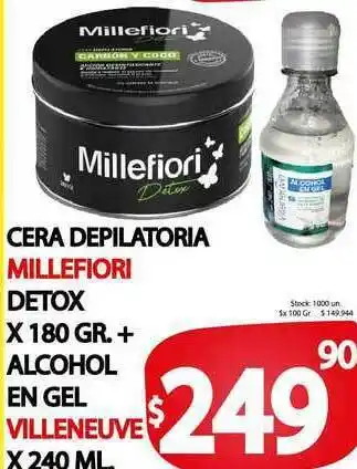 Supermercados Mariano Max Cera Depilatoria Millefiori Detox Alcohol En Gle Villeneuve oferta