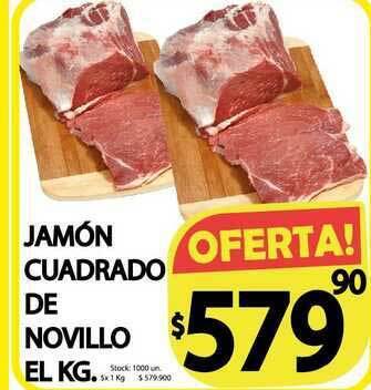 Supermercados Mariano Max Jamón Cuadrado De Novillo el kg oferta