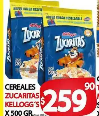 Supermercados Mariano Max Cereales Zucaritas Kellogg's x 500 gr oferta