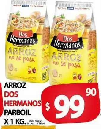 Supermercados Mariano Max Arroz Dos Hermanos Parboil x 1 kg oferta