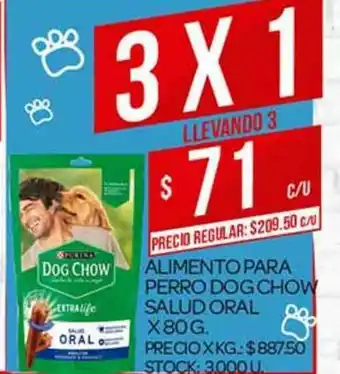 Supermercados DIA Alimento Para Perro Dog Chow Salud Oral x 80 g oferta