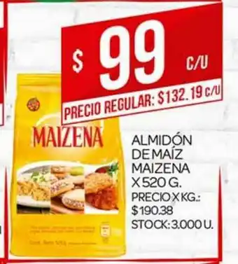 Supermercados DIA Almidón De Maíz Maizena x 520 g oferta
