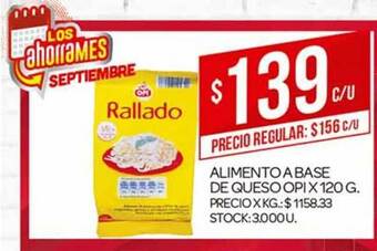 Supermercados DIA Alimento A Base De Queso Opi x 120 g oferta