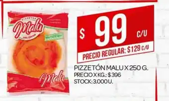 Supermercados DIA Pizzetón Malu x 250 g oferta