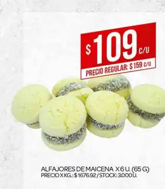 Supermercados DIA Alfajores De Maicena x 6 u oferta