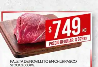Supermercados DIA Paleta De Novillito En Churrasco oferta