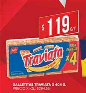 Supermercados DIA Galletitas Traviata x 404 g oferta