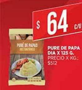 Supermercados DIA Pure De Papa Dia x 125 g oferta