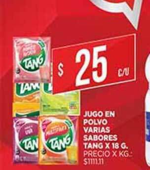 Supermercados DIA Jugo En Polvo Varias Sabores Tang x 18 g oferta