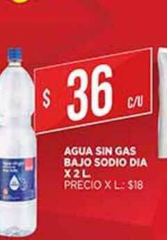 Supermercados DIA Agua Sin Gas Bajo Sodio Dia x 2 L oferta