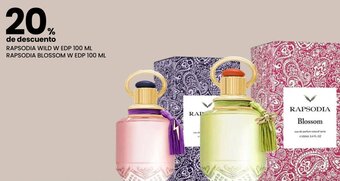 Changomas RAPSODIA WILD W EDP 100 ML/RAPSODIA BLOSSOM W EDP 100 ML oferta