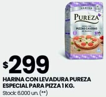 Changomas HARINA CON LEVADURA PUREZA ESPECIAL PARA PIZZA 1KG oferta