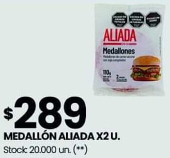Changomas MEDALLÓN ALIADA X2 U oferta
