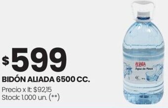 Changomas BIDÓN ALIADA 6500 CC. oferta