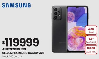 Changomas SAMSUNG CELULAR SAMSUNG GALAXY A23 oferta