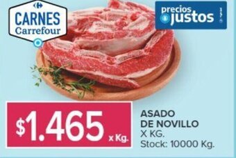 Carrefour ASADO DE NOVILLO X KG. oferta
