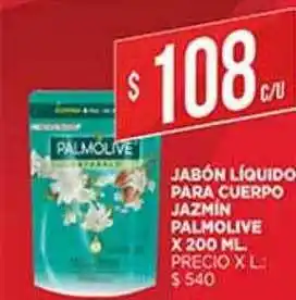 Supermercados DIA Palmolive Jabón Líqiudo Para Cuerpo Jazmín x 200ml oferta