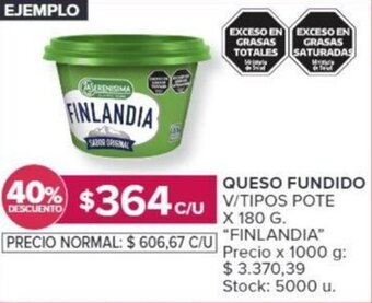 Carrefour | QUESO FUNDIDO V/TIPOS POTE X 180g oferta