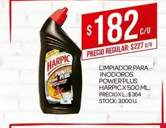 Supermercados DIA Limpiador Para Inodoros Power Plus Harpic x 500ml oferta