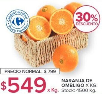 Carrefour NARANJA DE OMBLIGO X KG oferta