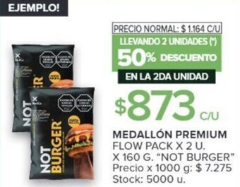 Carrefour MEDALLÓN PREMIUM FLOW PACK X 2 U. oferta