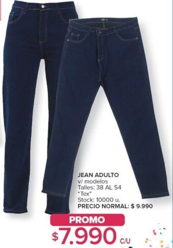 Carrefour JEAN ADULTO 38 AL 54 oferta