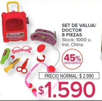 Carrefour SET DE VALIJA/ DOCTOR 8 PIEZAS oferta