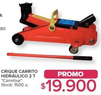 Carrefour CRIQUE CARRITO HIDRÁULICO 2 T oferta