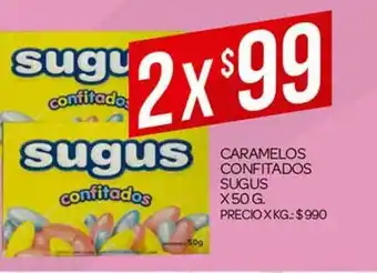 Supermercados DIA Caramelos Confitados Sugus x 50g oferta