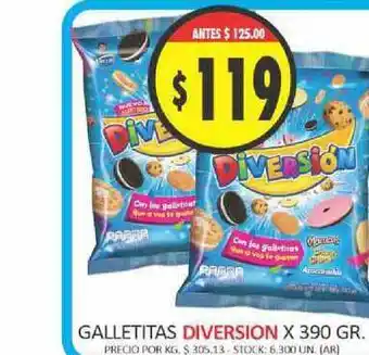 Supermercados Becerra Diversion Galletitas x 390gr oferta
