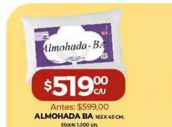 Super MAMI Almohada Ba 163 x 45cm oferta