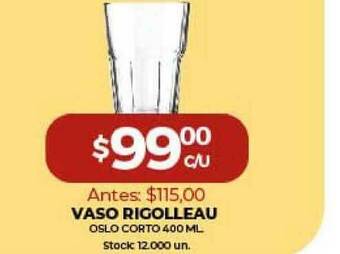 Super MAMI Vaso Rigolleau 400ml oferta