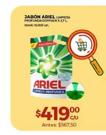 Super MAMI Ariel Jabón x 2,7L oferta