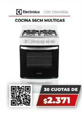 Novogar Electrolux Cocina 56cm Multigas oferta