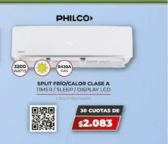 Novogar Philco Split Frío Calor Clase A oferta