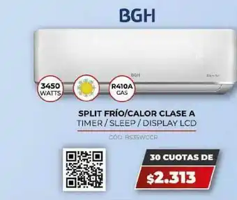 Novogar Bgh Split Frío Calor Clase A oferta