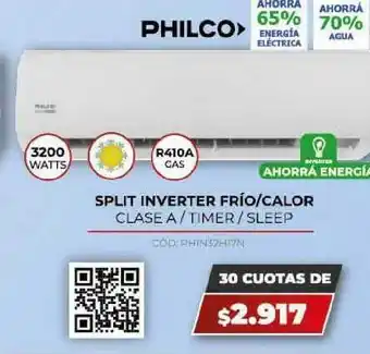 Novogar Philco Split Inverter Frío Calor oferta