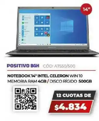 Novogar Positivo Bgh Notebook 14 oferta