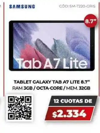 Novogar Tablet Galaxy Tab A7 Lite 8.7 oferta