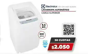 Novogar Electrolux Lavarropa Automático Carga Superior oferta