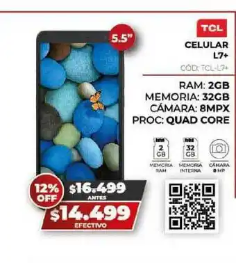 Novogar Tcl Celular L7+ oferta