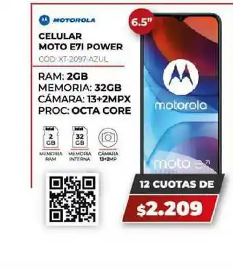 Novogar Motorola Celular E7i Power oferta
