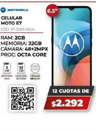 Novogar Celular Moto E7 oferta