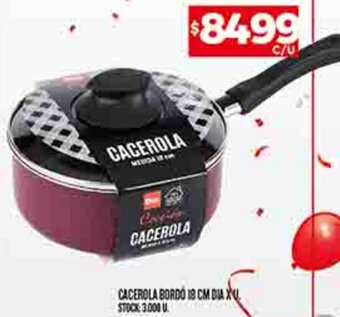 Supermercados DIA CACEROLA BORDO 18 CM DIA XU oferta